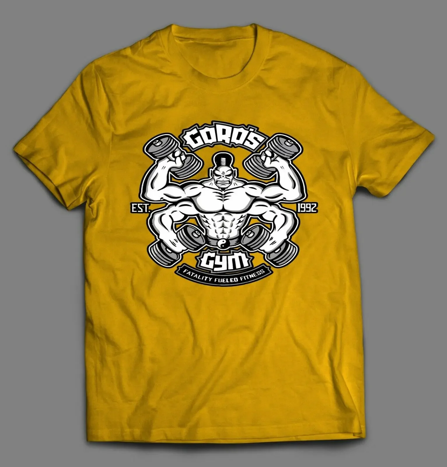 Футболка для тренировок в спортзале MORTAL KOMBAT GOROS OLDSKOOL ART, много вариантов Футболка для тренировок в спортзале MORTAL KOMBAT GOROS OLDSKOOL ART, много вариантов