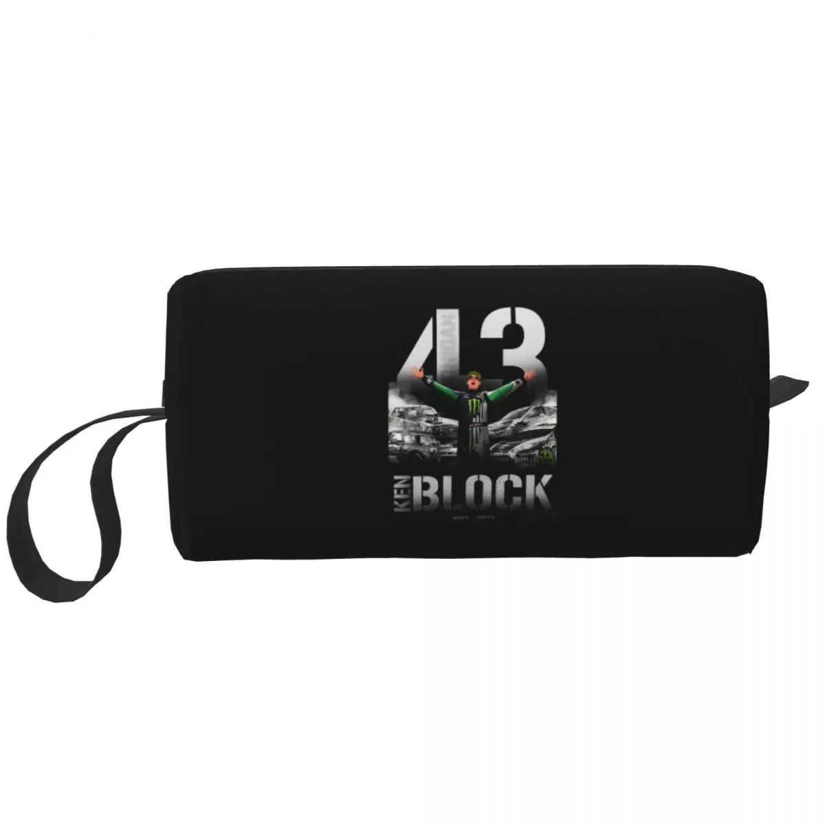 Rip Ken Block Makeup Bag Pouch Cosmetic Bag Uomo Donna Rally Race Legend Borsa Da Toilette Dopp Kit