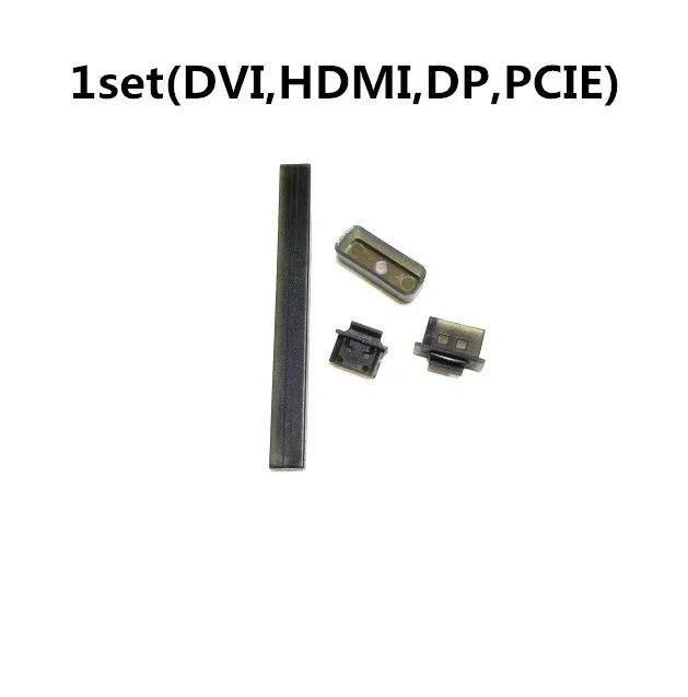 Placa-mãe Placa Gráfica Dvi dp Pci-e Interface Dust Plug Dust Cover Anti-oxidação para Placa de Vídeo Goldfinger - Imagem 2