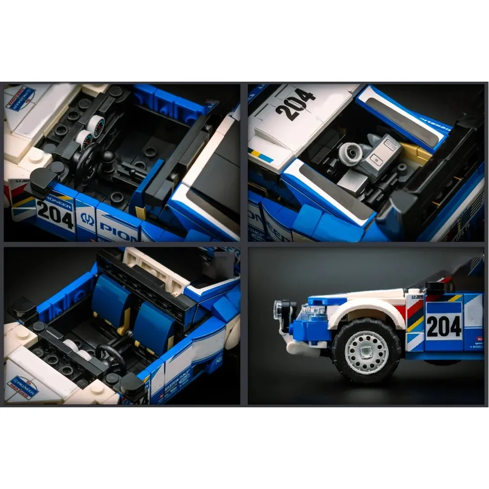 DIY 419-Teiliges 405 T16 Grand Raid Set ​ ​ Champion Serie Maßgefertigte Bausteine mit Aufklebern Lehrreiches Spielzeugmodell Urlaubsgeschenk – Detail 8