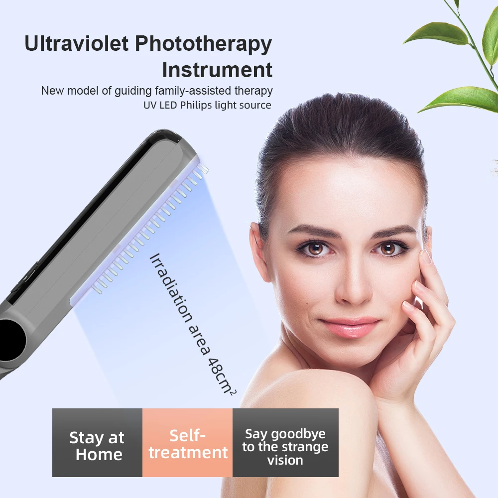 BOXYM UV Ultraviolet Phototherapy UVB Phototherapy Instrument Treatment Vitiligo Psoriasis Ultraviolet-Lamp Treatment Vitiligo