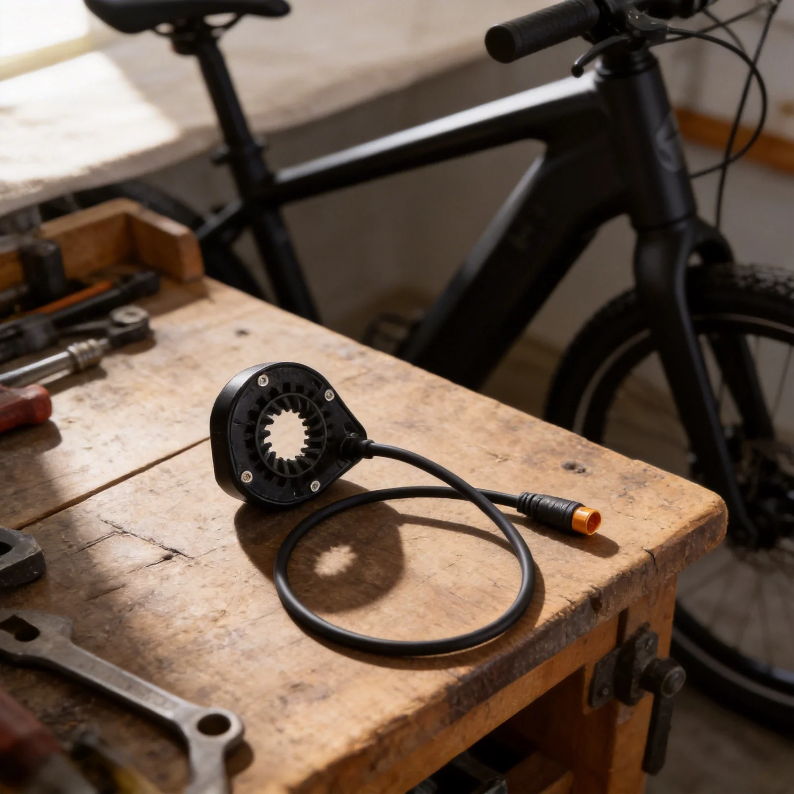 Elektrisches Fahrrad 12-Magnet-Doppel-Hall-Pedalassistenzsensor Wasserdichtes PAS-System-Sensor für E-Bike E-Scooter Geschwindigkeitssensor-Teile ﻿ – Detail 1