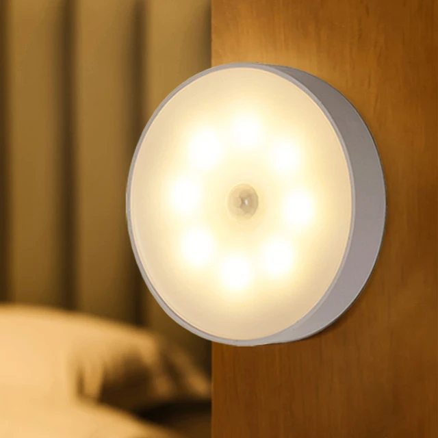 Lampe Led Avec Détecteur De Mouvement Sans Fil, Luminaire Décoratif  D'intérieur, Idéal Pour Une Chambre À Coucher, Un Couloir, Un Placard Ou  Des Escaliers - Veilleuses Led - AliExpress