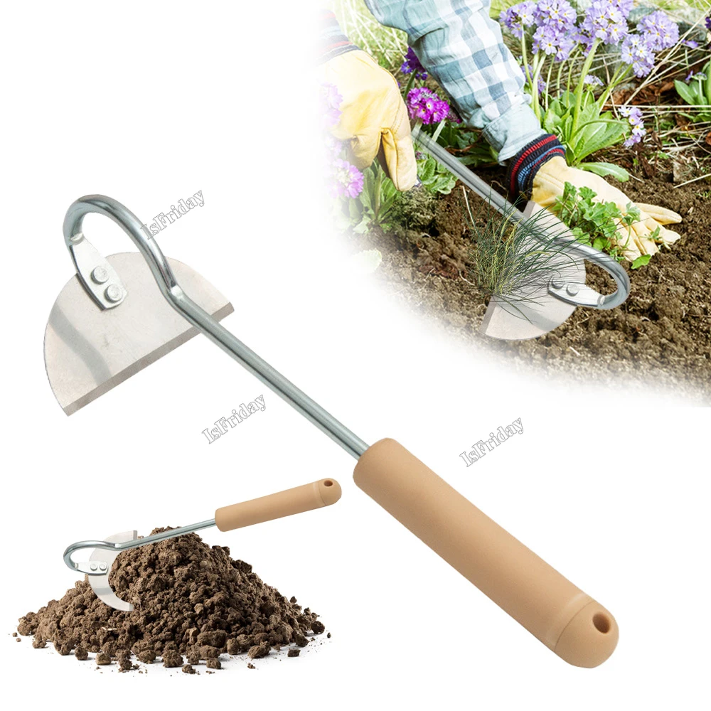 

Weeding Artifact Uprooting Weeding Tool Stainless steel Weed Puller Dual Purpose Weeder Hand Weeding Removal Tool Gardening Tool