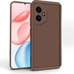 Shockproof Flexible Silicone Protective Case, Soft Back Cover - HONOR 400 Pro (Brown)