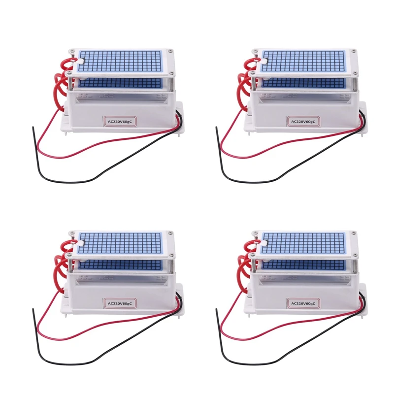 

4X 60G/H Ozone Generator Air Cleaner Ozonizer Purifier Treatment Formaldehyde Remove Odor Ozone Machine 220V