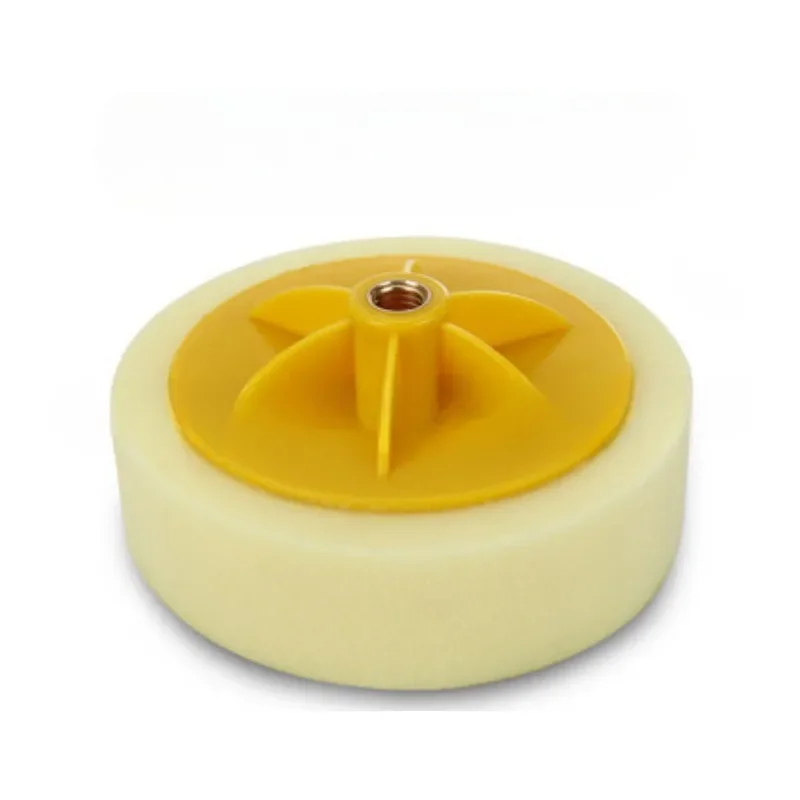 6 Inch Waxing Sponge Restore Coarse, Medium And Fine Screw Polishing Disk Car Beauty Mirror Repair Sponge Wheel M14 Disk