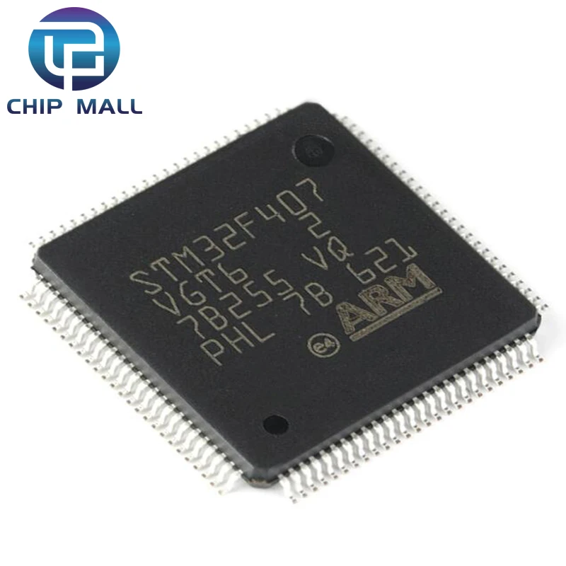 

STM32F407VGT6 LQFP-100 ARM Cortex-M4 32-bit Microcontroller MCU Chip IC New Original Spot