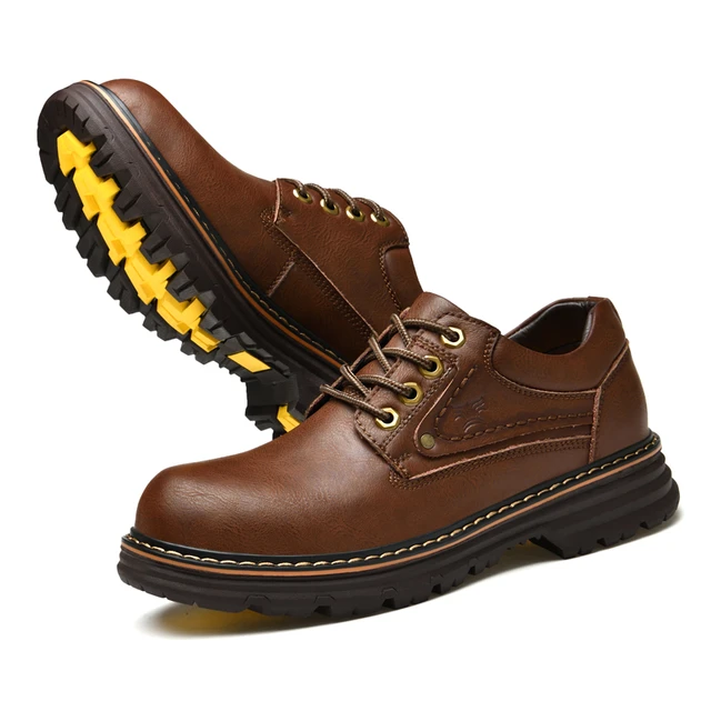 Los hombres zapatos casuales de cuero Cuero de alta calidad de los hombres  zapatos casual otoño zapatos de cuero para hombres zapatos planos zapatos  conducción Esg13993 - China Los zapatos y los