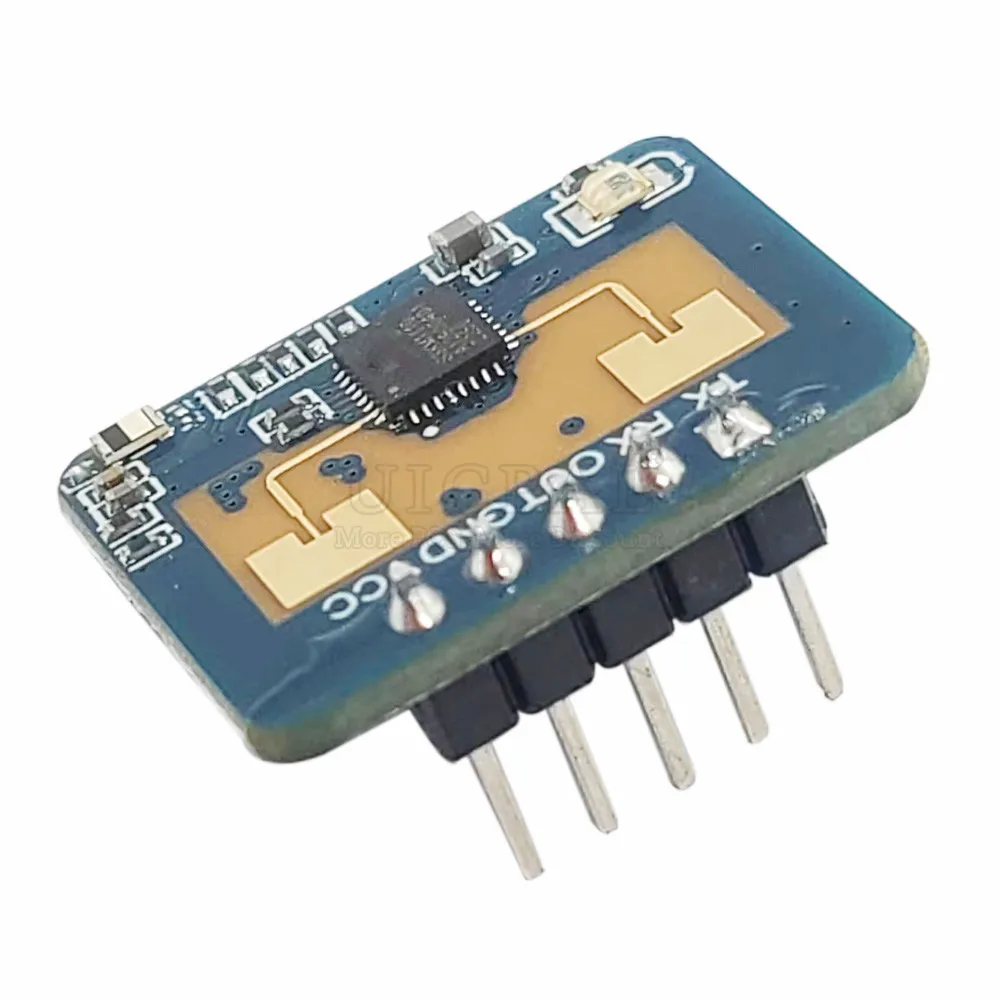 

Модуль датчика тела LD2410C 24G, умный датчик обнаружения движения с Bluetooth, радар-датчик 24 ГГц, модуляция FMCW, высокая точность
