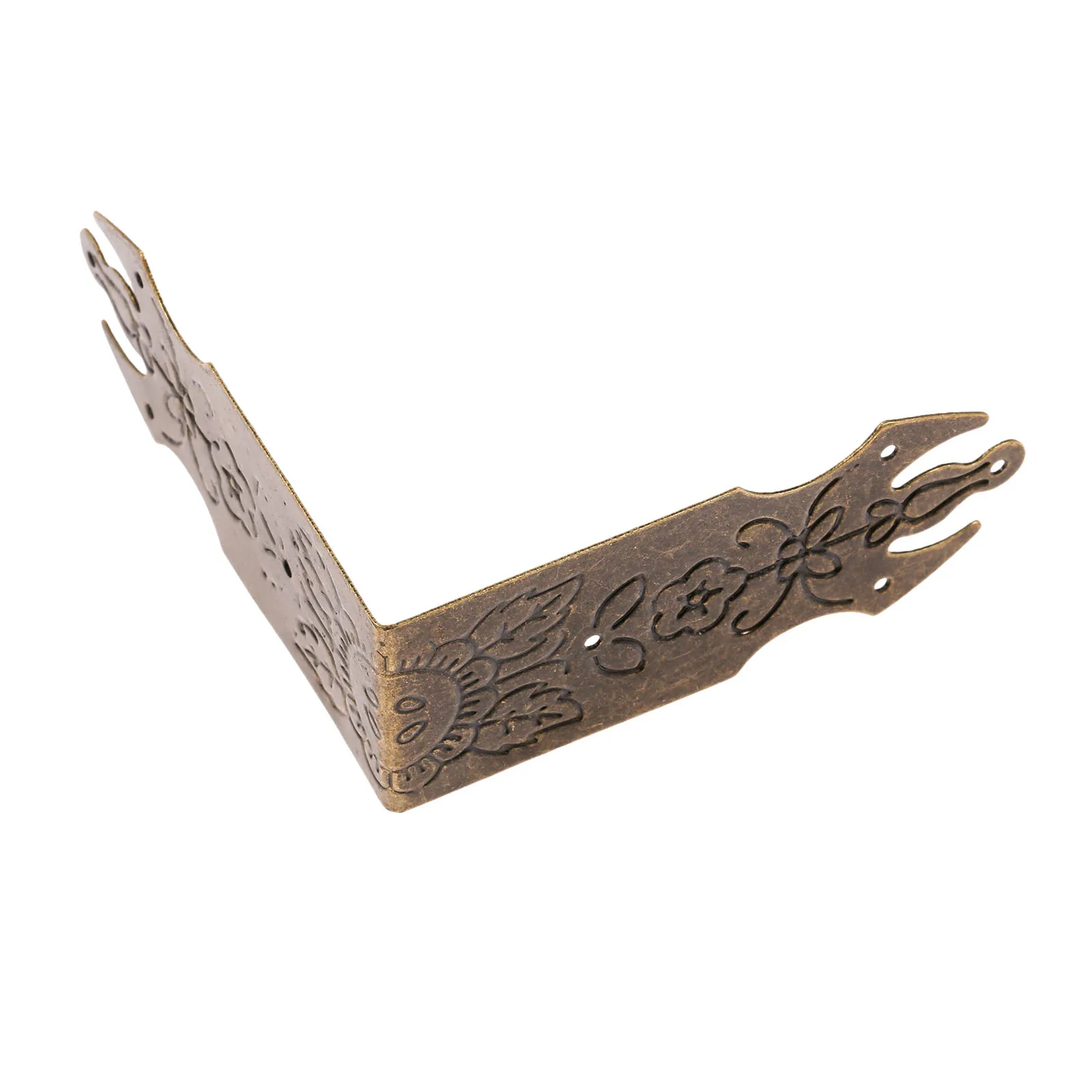 

4pcs Corner Protector Guard 69*69*29mm Furniture Fittings For Jewelry Wine Gift Box Wooden Case