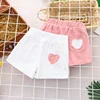 2025 New Summer Kids Wears Pink Children Shorts Baby Cotton Pants Girls Pant Cartoon Children Casual Pants 3-6 Years 3