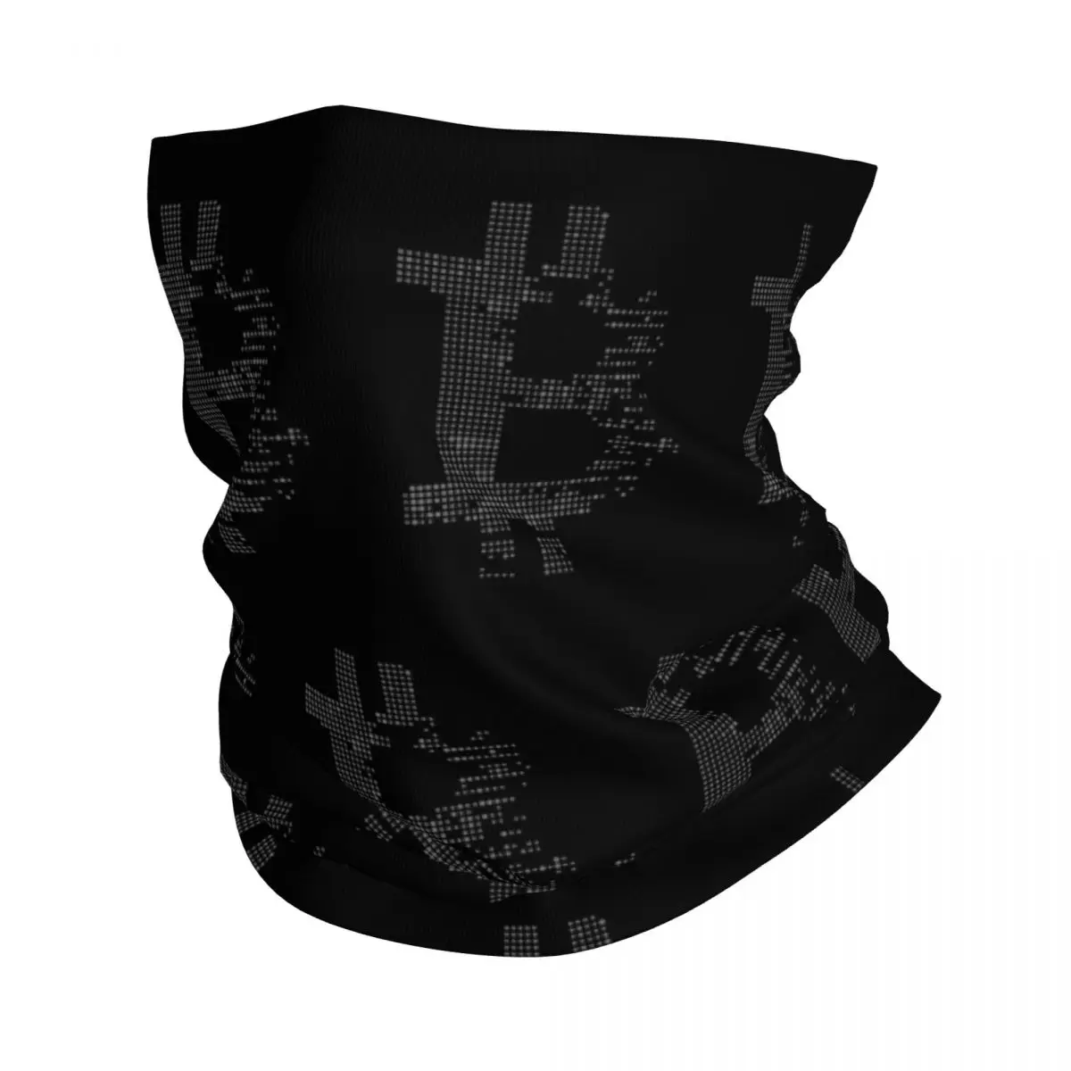 

Bitcoin Cryptocurrency Bandana Neck Gaiter Printed Balaclavas Wrap Scarf Outdoor Headband Outdoor Sports Men Adult Breathable