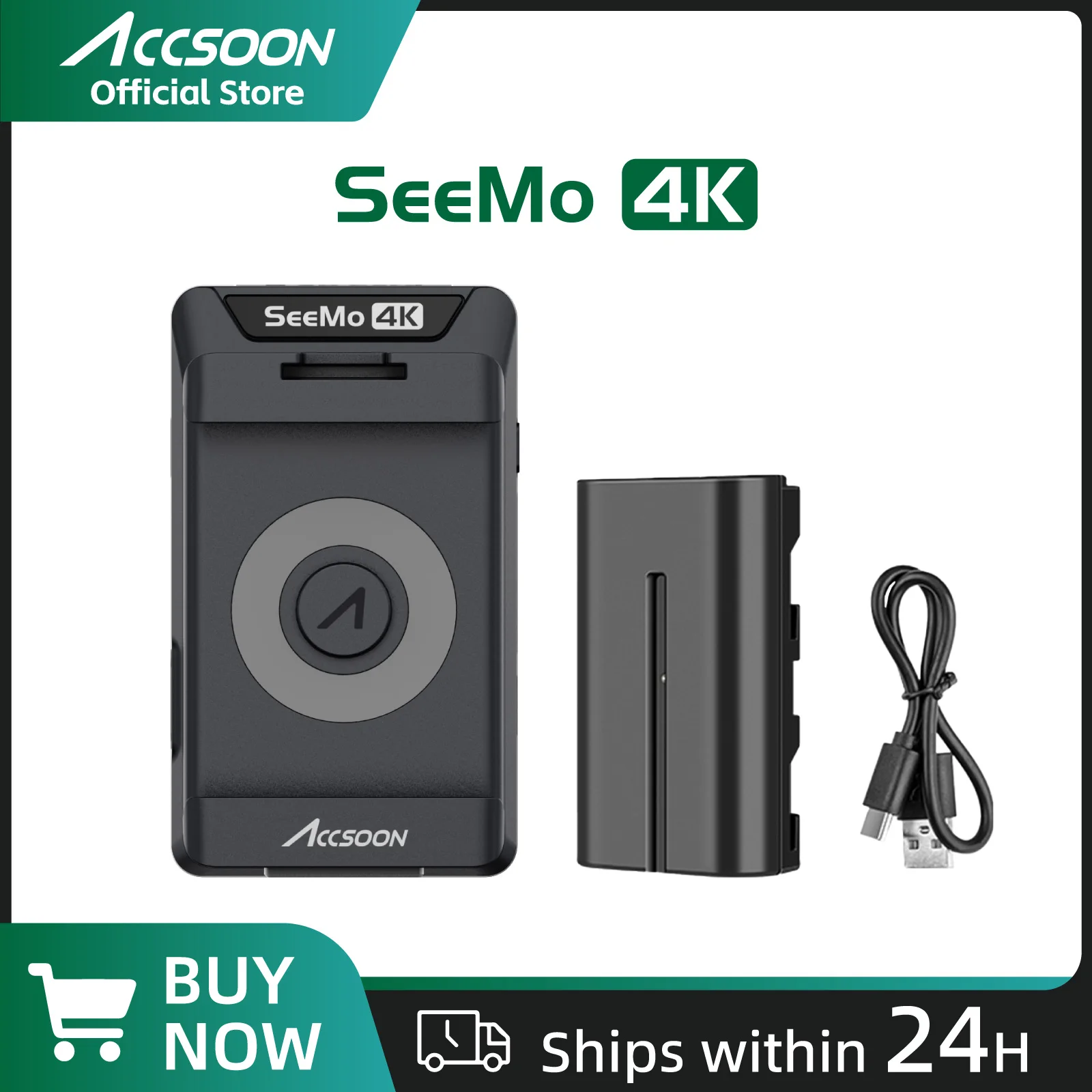 

Карта видеозахвата Accsoon IOS Seemo 4K UHD SD кардридер с HDMI на iPhone ipad зарядка RTMP SRT живая трансляция мониторинг