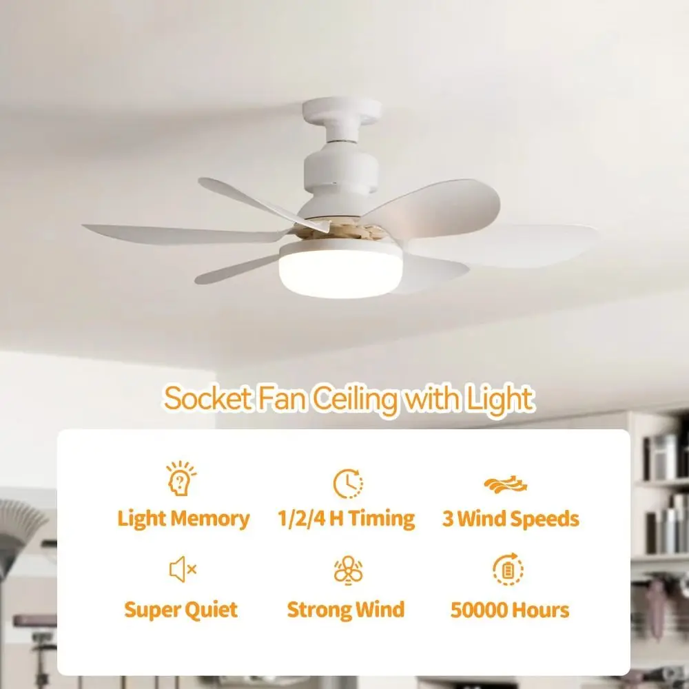 리모컨이 있는 현대식 천장 선풍기 조명 E27 베이스 디밍 가능 LED 조명 팬 30W/40W 무소음 전기 선풍기 천장 램프 레스토랑용