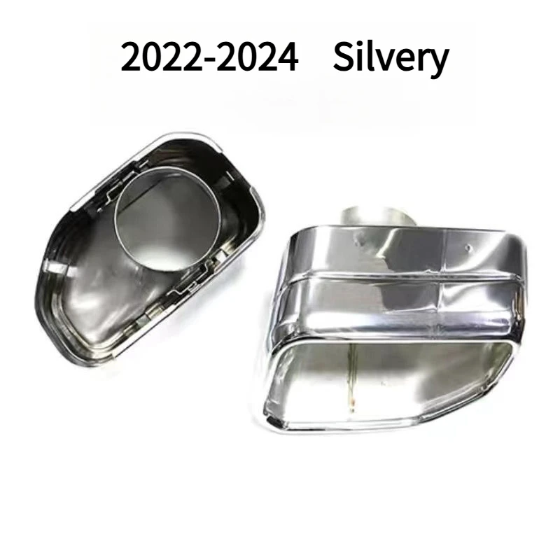 BMW X3 X4 G01 G02 2018-2021 2022-2024용 1쌍 자동차 배기 팁 스테인리스 스틸 머플러 파이프 사각형 테일파이프 시스템 액세서리