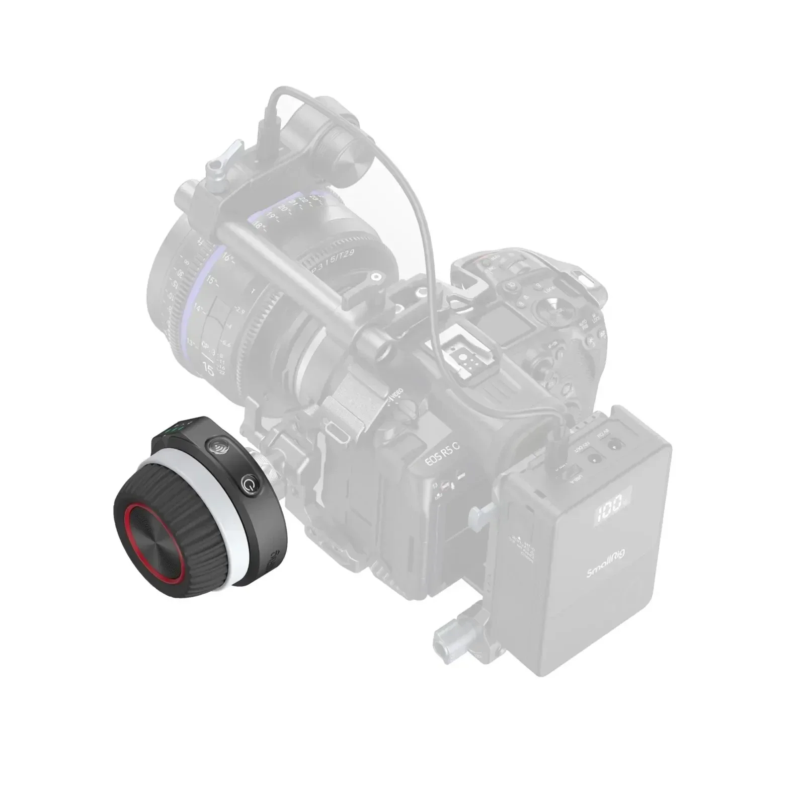 SmallRig 무선 팔로우 포커스 렌즈 제어 시스템, 무선 포커스 리시버 모터 휠 컨트롤러-Freehip.co.kr