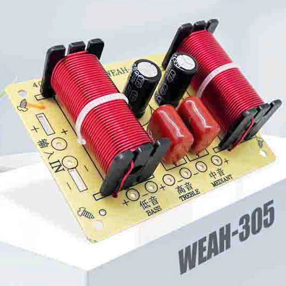 3 Way Audio Crossover Circuit Speaker Treble Midrange Bass Filter Refit Modules