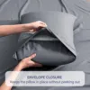 Hotel Luxury Sheet Set, Deep Pocket Design, Super Soft Breathable Sheet for Hotel Bedroom, 4 PCs 5
