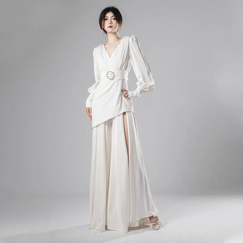 

Women's Long Evening Dress, Luxury Suit, 2-Piece, New Matching Sets, Elegant, Office, Stunning, Sexy, Luxury, Evening Party