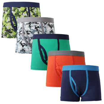 Boxer per ragazzi, mutandine di cotone, mutande di cartone animato, biancheria intima per bambini, mutandine stampate per bambini, comodi pantaloni traspiranti
