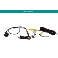 Smartour CCD objectif Fisheye caméra de voiture AHD 1080P vue arrière grand Angle caméra de recul HD Vision nocturne aide au stationnement automatique 4