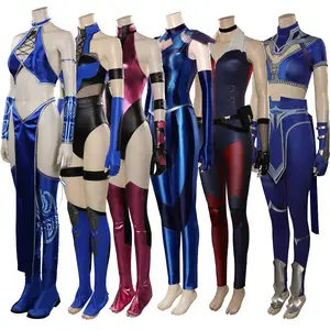 Mortal Kombat Cosplay Fato Feminino, Roupa KATANA, Jogo de Anime, Festa de  Carnaval de Halloween, Roupas de Desempenhamento, Moda Feminina - AliExpress