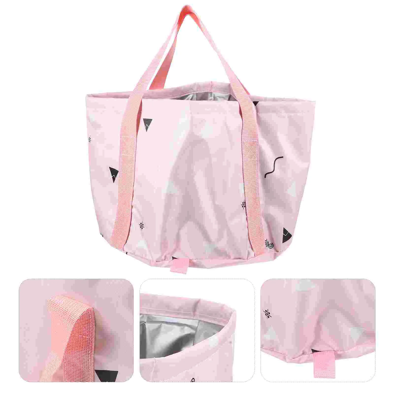 

Foot Bucket Soaker Portable Bath Tub Washing Basin Foldable Water for Waterproof Oxford Cloth Collapsible