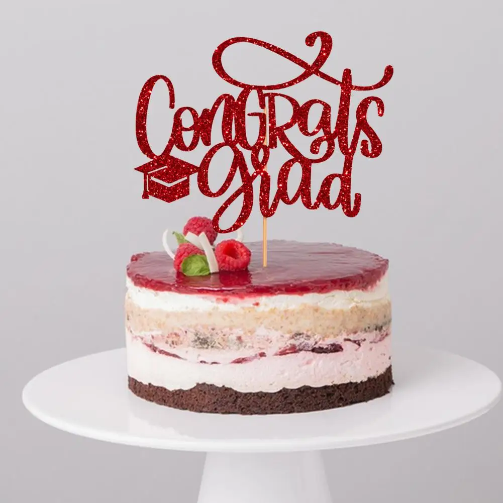 

Graduation Cake Card 2024 Graduation Cake Topper Set for High School/college/senior Congrats Grad Party Decorations Supplies