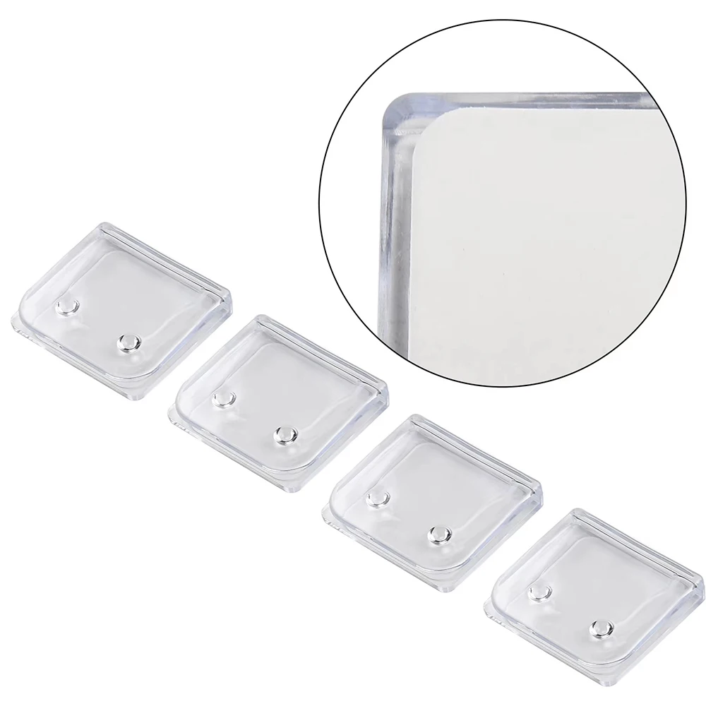 Shower Curtain Clamp 4PCS Non-Punching Shower Curtain Organizer Does Not Harm Wall Transparent Retainer