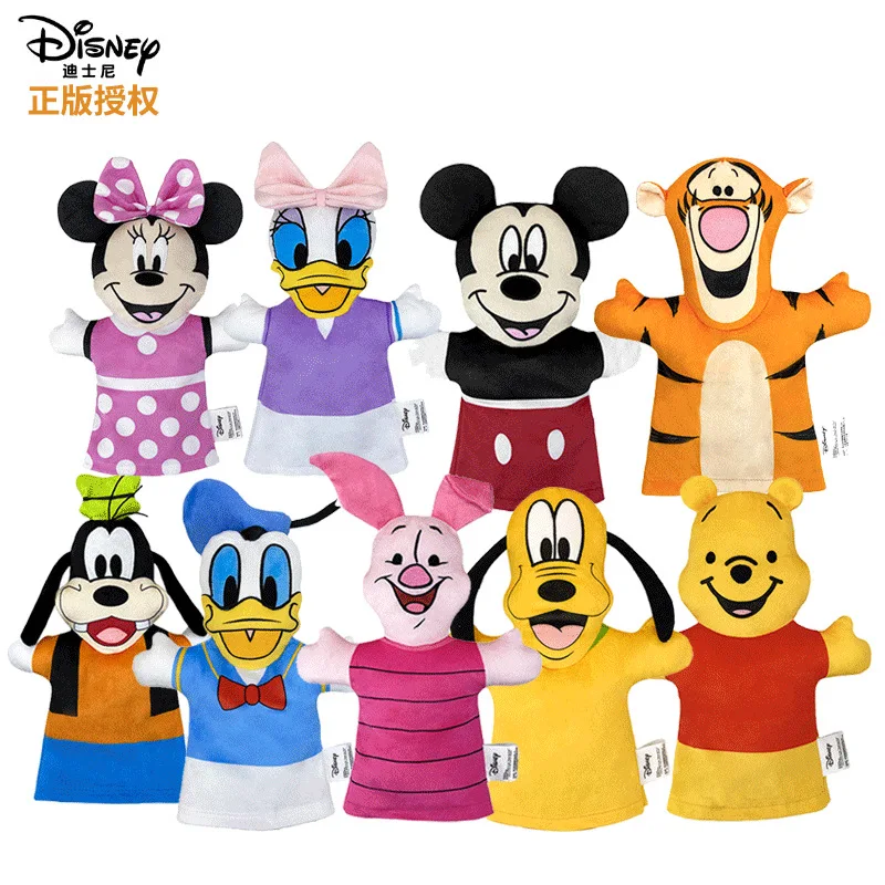 Disney role-playing doll parent-child education interaction Minnie Donald Duck Winnie Bear doll plush toy as a gift for children us president donald trump 2020 playing cards 54 pieces comic art poker cards collection