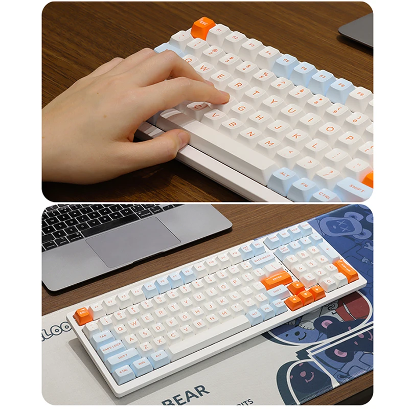 Gmk Double Shot Pbt Keycaps Roma Key Cap Asa Perfil para Cherry mx Switch Gaming Teclado Mecânico 148 Teclas - Imagem 2