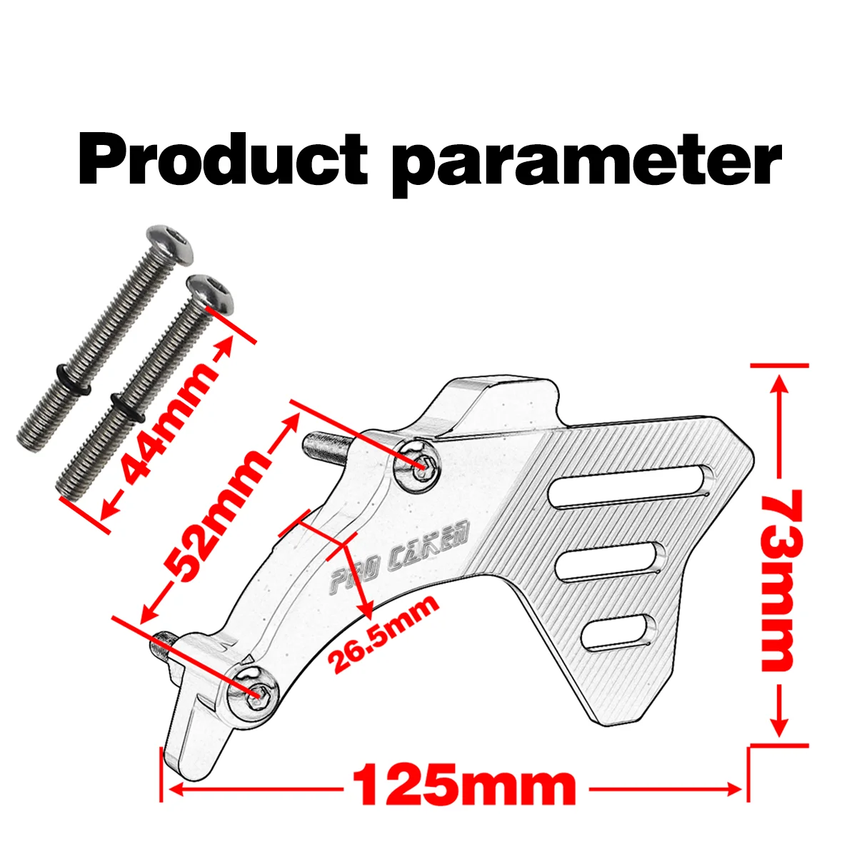 Kettenradabdeckung Case Saver Protector Kettenschutz für KTM Husqvarna EXC SXF XCF XCW XCFW TE FE TC FC TX FX 250 300 350 MOTO – Detail 4