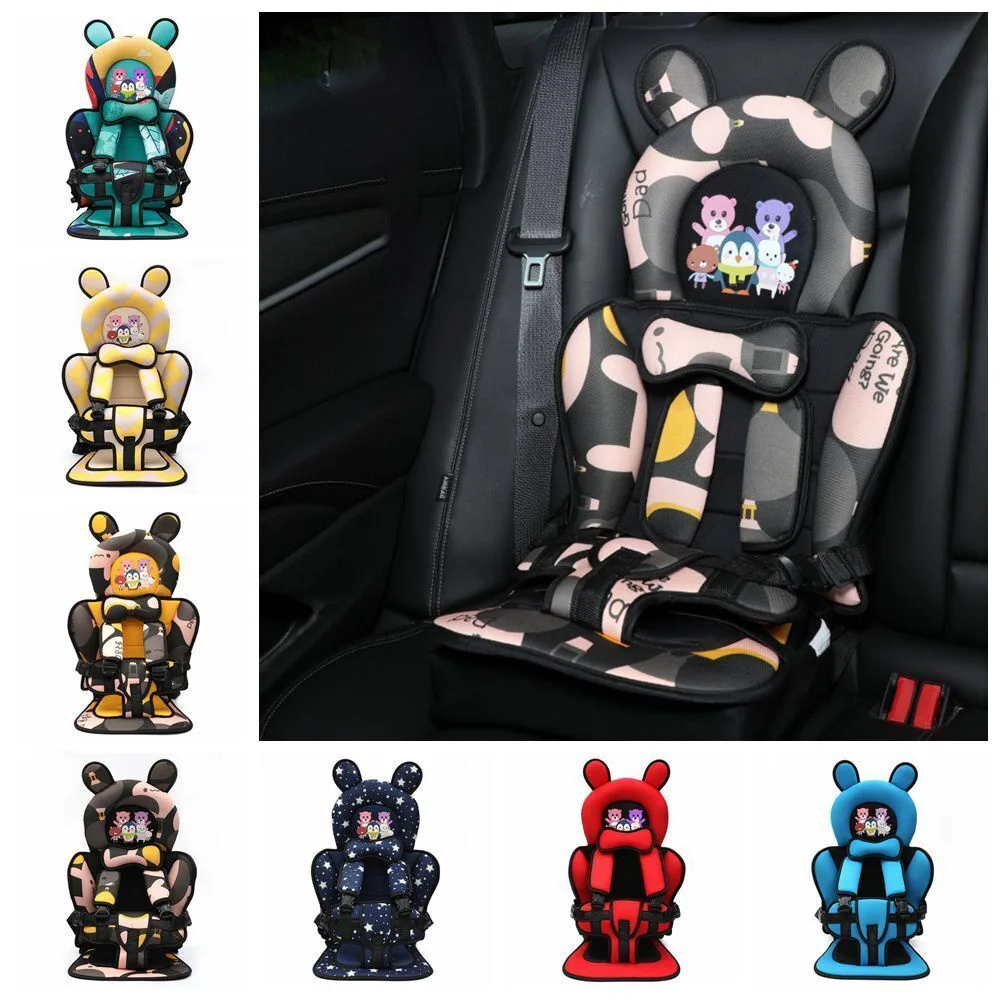 Baby Safety Seat for 0-12 Years Old Kids Universal Car Mattress Pad Portable Shopping Cart Mat Child Seat Car Child Cushion