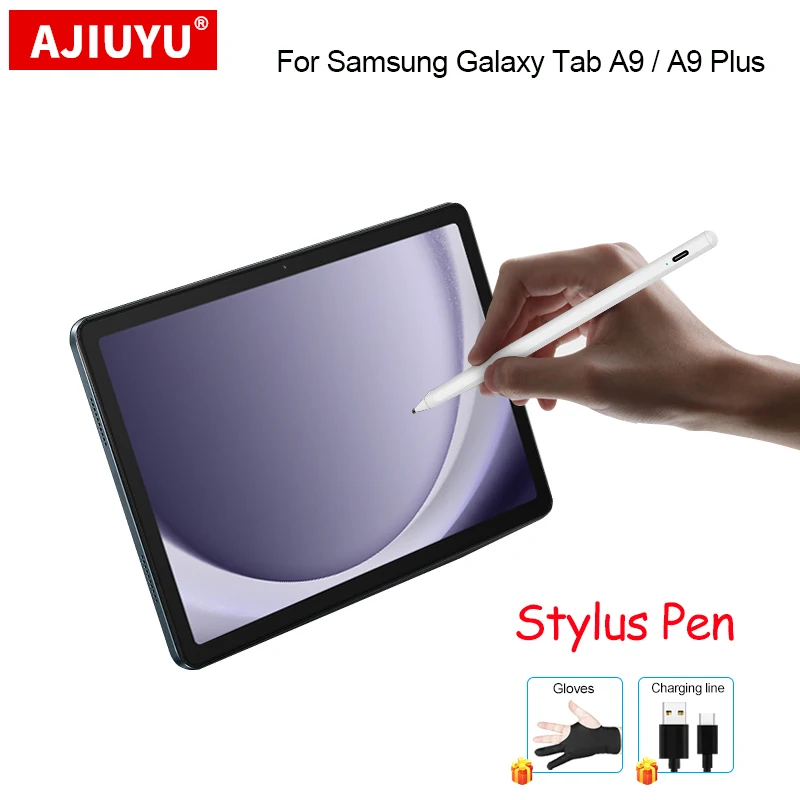 Tablet Screen Touch Drawing Pen Caneta Stylus para Samsung Galaxy Tab a9 Sm-x110 X115 8.7 a9 Plus a9 Plus 11 Sm-x210 X216b