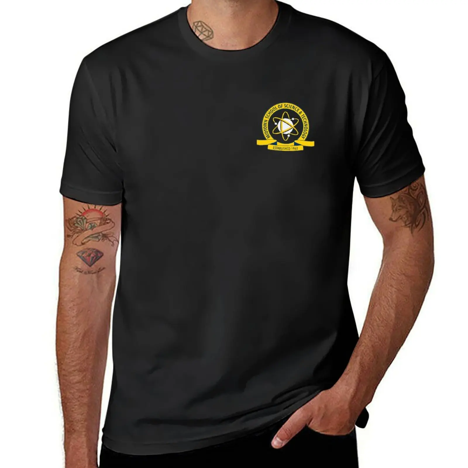 

Midtown High: School of Science and Technology T-Shirt summer clothes customs black t-shirts for men