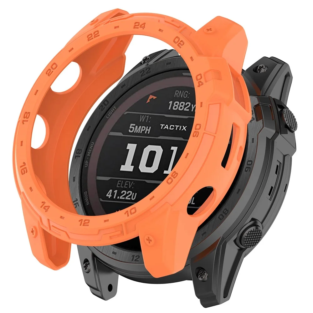 TPU Case Protective Cover Shell Accessories for Garmin Fenix 7X Pro Fenix 7s Pro Tactix 7 Garmin 7 watch screen protector case watch accessories watch case watch protective case watch cover watch protective cover tpu protective case bumper protective case