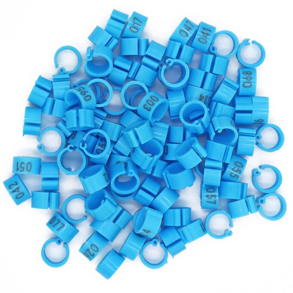 100 Pcs Birds Pigeon Feet RingsMulticolor Plastic Dove Leg Band Poultry Parrot Clip Band Foot Ring Supplies Bird Appliances - Image 2
