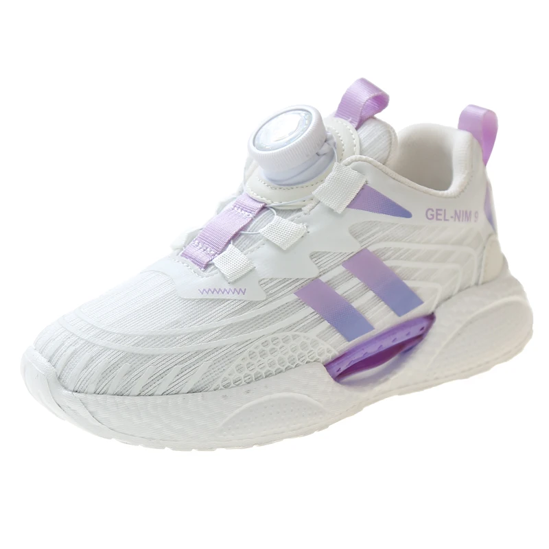 Toddler Tennis Sneakers Girls Casual Running Shoes Woven Breathable with Soft Soled Sports Walking Outdoor Shoes for kids, White new fashion young people s walking shoes can walk and slide sports shoes with wheels luminous roller skates for boys and girls