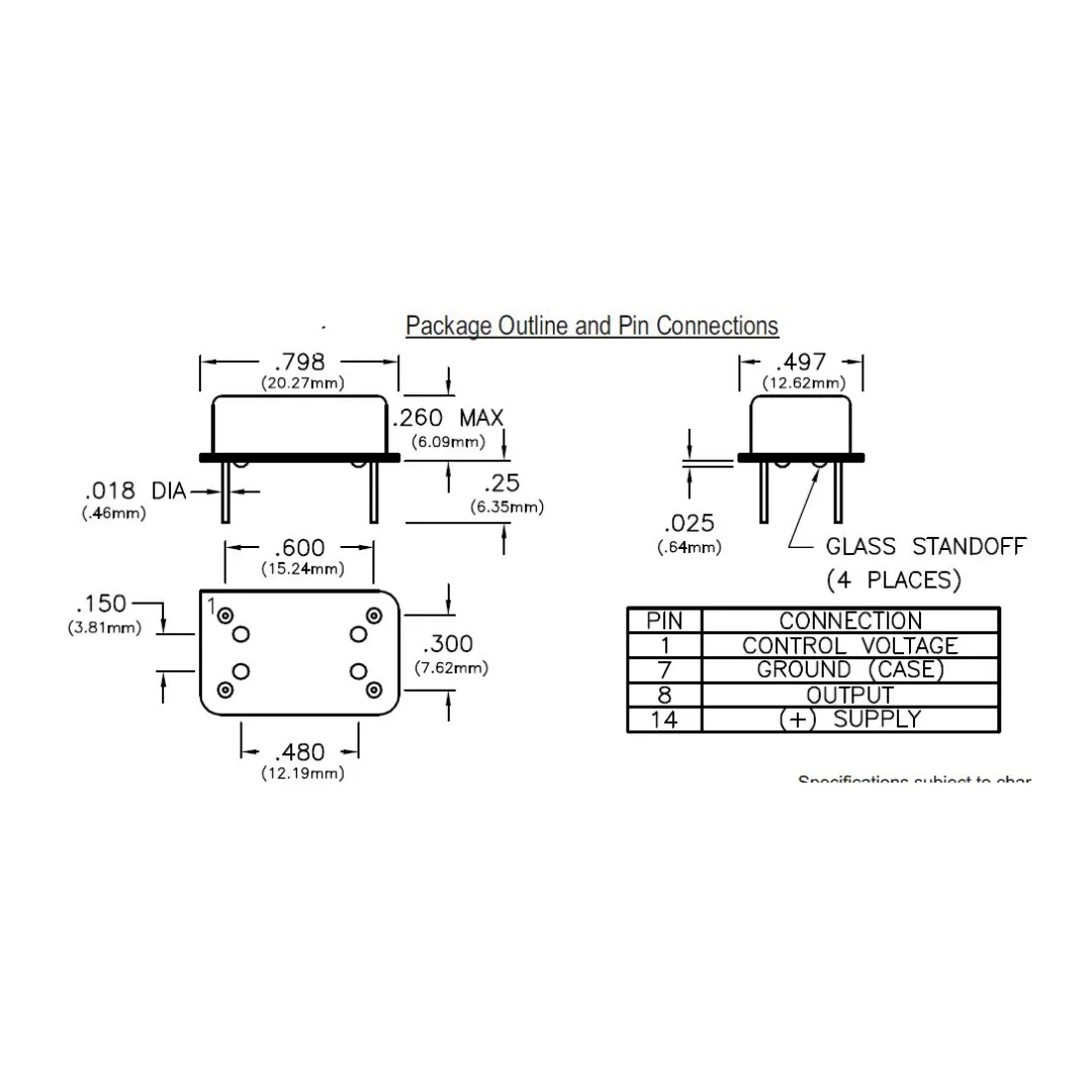 5PCS/HV51-200-44.736MHZ HCMOS VCXO 크리스탈 44.736M 5.0V 25ppm
