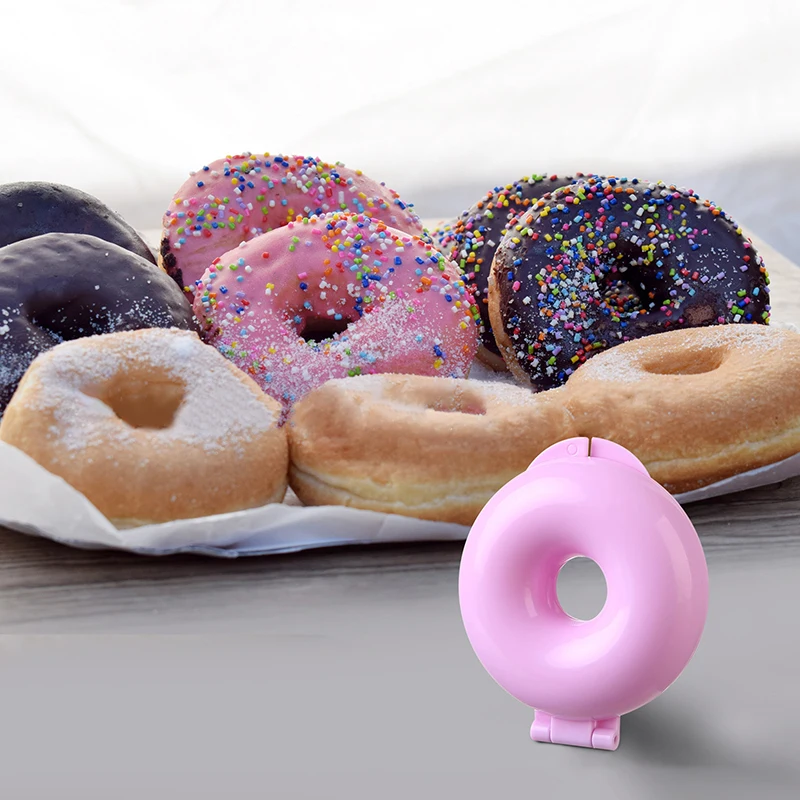 New 1PC Non-stick Cake Pop Mold Cake Baking Tools Disk Shape Cupcake ABS Doughnut Muffin Cups Shape Baking Mold For Kitchen