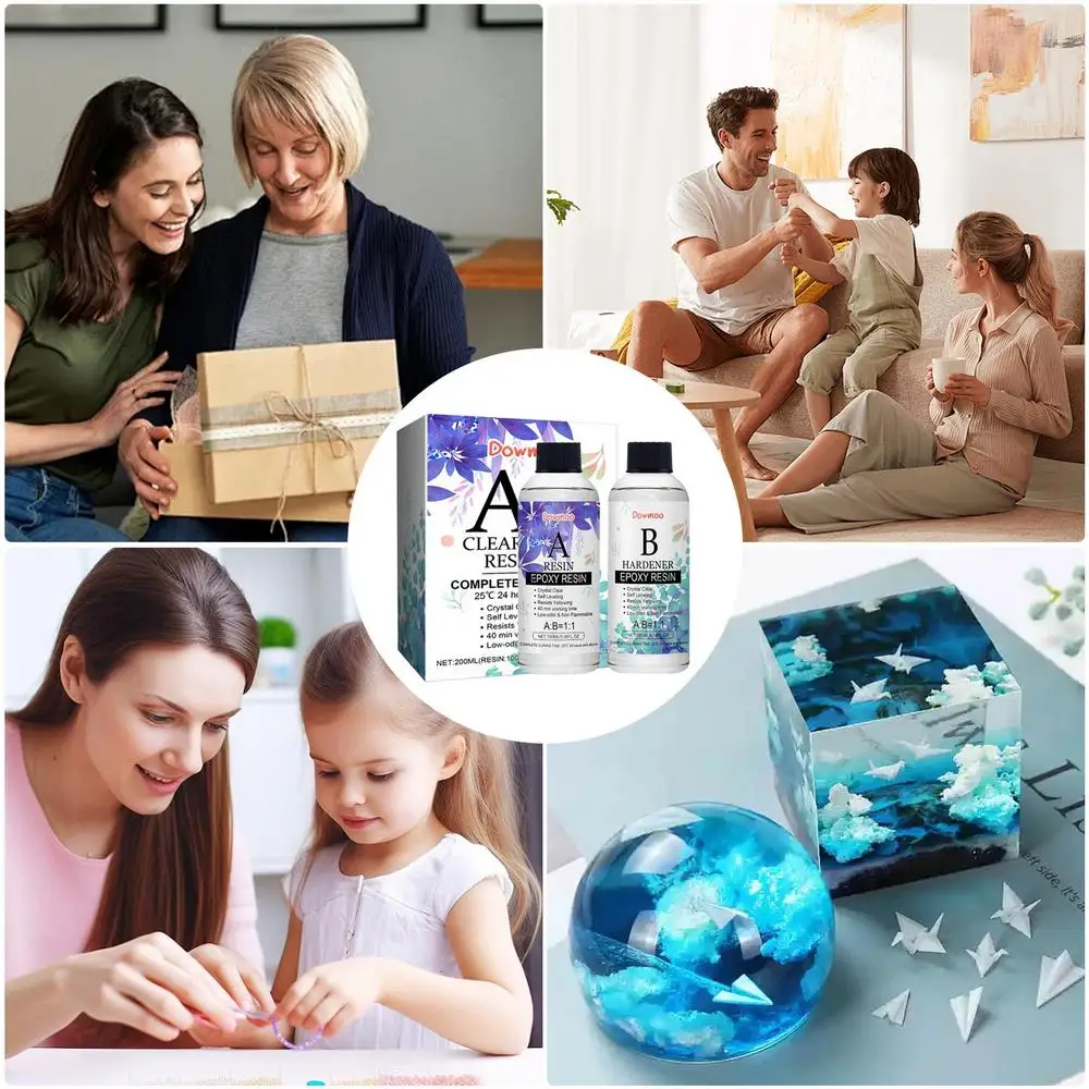 Description Picture 5 of itemResin Epoxy 1:1 Clear AB Crystal Clear Resin Glue For DIY Resin Crafts Jewelry Making Accessories