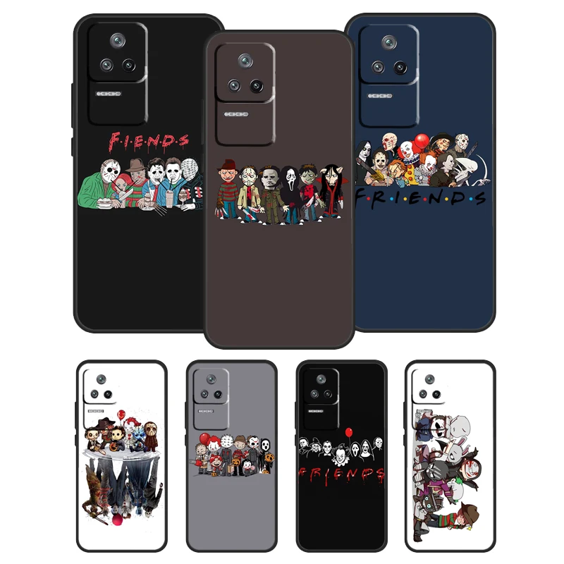 Film Horror Icone Custodia Per Poco X4 Gt F4 F3 M3 M4 X3 Pro Cover Per Xiaomi 12 11T Pro 12S Ultra Mi 11 Lite