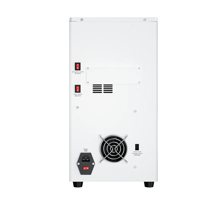 Newest Mini Automatic 20W TBK 958F Laser Machine For Repair Broken Laser Iphone 8-15 series Back Glass Removal