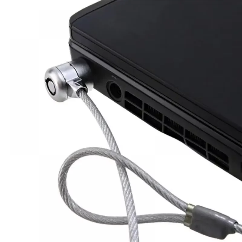 1.2m long and thick anti shear steel wire lock, secure anti-theft laptop lock, key lock