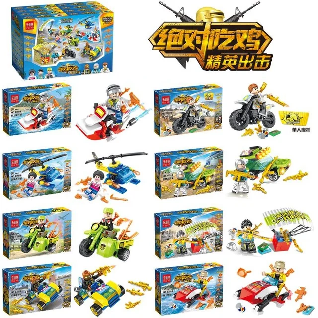 Boys' Toys Assembled Building Blocks Jedi Survival Eating Chicken Scene Series Children's Educational Building Block Toys 1