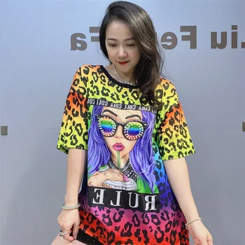 Leopard Print Oversized T-shirt 1