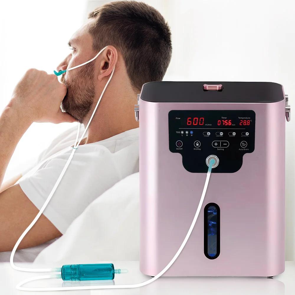 Suyzeko Hydrogen Inhalation Machine 600ML 900ML 1500ML 3000ML Molecular Hydrogen Water Machine H2 Generator Home Care