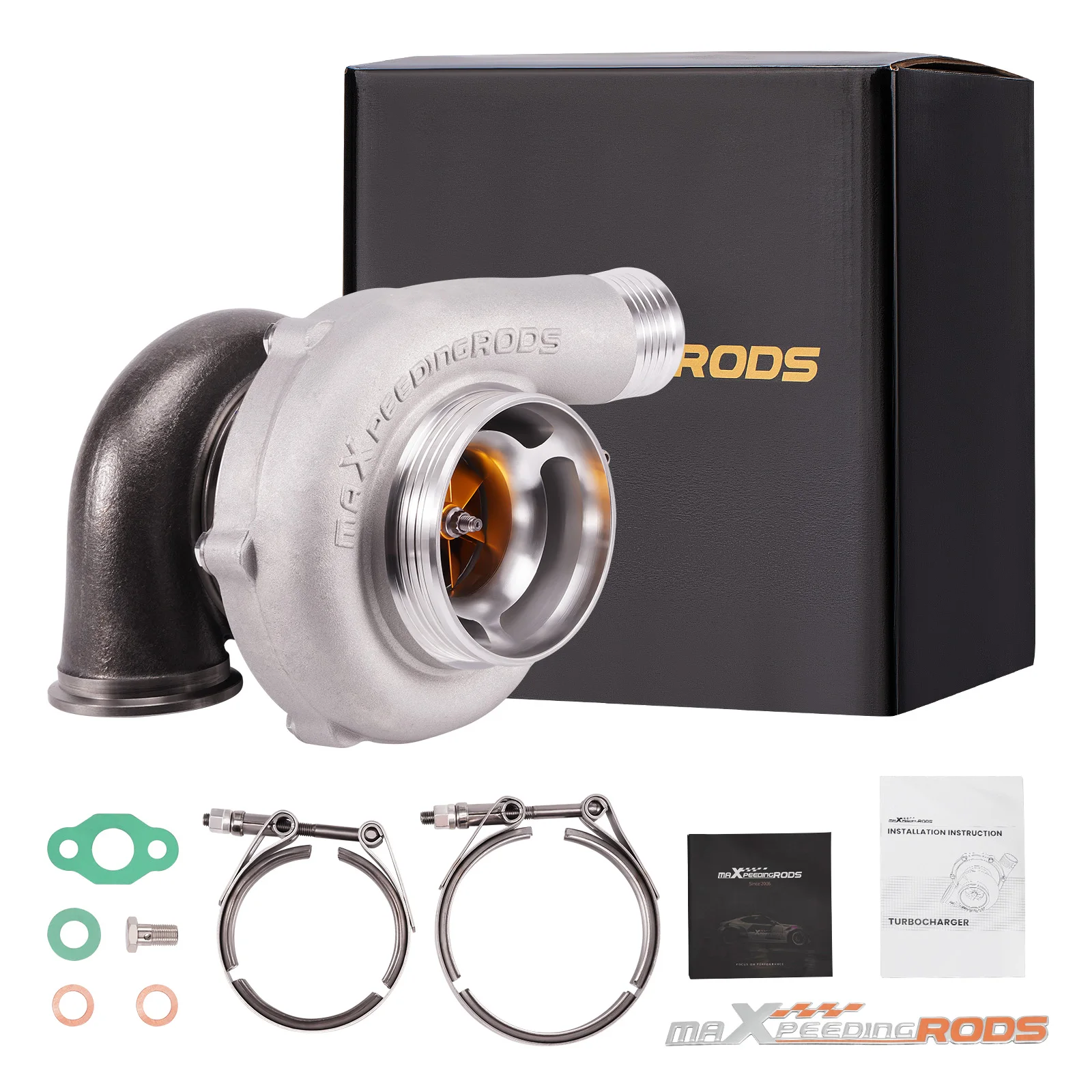 

Billet GT3076 Turbocharger V Band Anti-Surge Ball Bearring Universal Turbo up to 500BHP