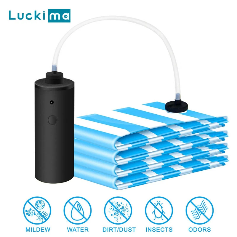 最大60％オフ！ Th Vacuum Pump For Home Electric Traveling Clothes Storage Bag